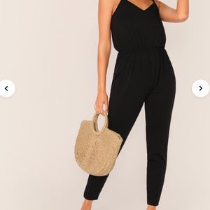 SHEIN Blouson V-Neck Cami Jumpsuit NWOT